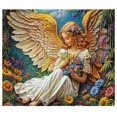 thumbnail image 2 of Jigsaw Puzzle Tucocoo Pintura al óleo en relieve 3D Angel 1000P, 2 of 7