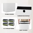 thumbnail image 6 of PayLessHere 13Gal Trash Can - Touchless Automatic Lid, Plastic Garbage Can for Kitchen  (2, White), 6 of 7