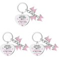 Ring Reminders Charming Keychain Reminder Little Reminders Inspirational Heart ...