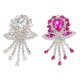 thumbnail image 3 of Broches De Mujer, Broche De Diamantes De Imitación Con Borla De Fijación Fuerte, 2 Piezas, Brillante, Elegante Para Fiestas, 3 of 7
