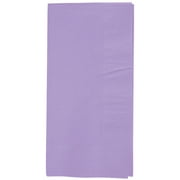 Angle View: Luscious Lavender Purple Paper Dinner Napkins, 2-Ply 1/8 Fold - Creative Converting 67193B - 50/Pack