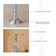 thumbnail image 4 of Set de 2 Soportes para Flores Bluelander, Centro de Mesa, Plateado, 4 of 6