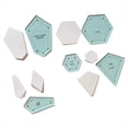 thumbnail image 1 of 300 Piezas de Papel con Formas Patchwork, Plantilla EdredóN AcríLico, Acolchado, Costura Artesanal, 1 of 6