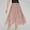 Pink, variant on Aueoeo Women's A-Line Fairies Skirts Elastic High Waist Tulles Midi Skirt Pleated Layered Mesh Long Skirts Pink S