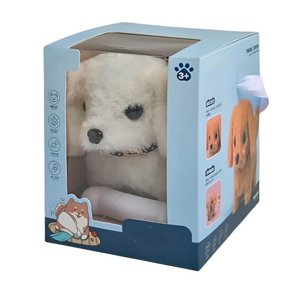 ACDANC My Robot Puppy,Plush Interactive Pet Dog That Walks and Barks,Realistic Puppy Toy for Kids and Toddler Gifts