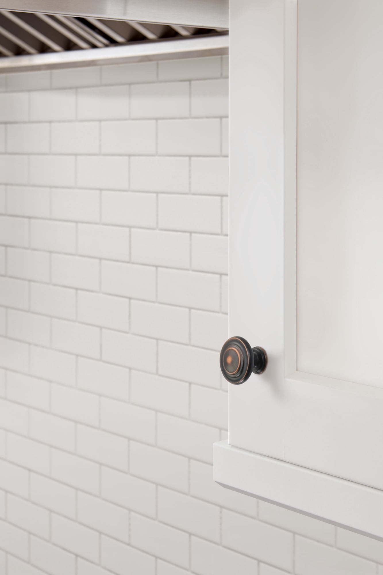 Amerock Inspirations Oil Rubbed Bronze 3 Ring Knob 1 3/8"