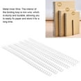 thumbnail image 4 of For A4 Paper 100Pcs Double  Wire Binding Spine 20 Sheet Capacity 3:1 Pitch 34  6.4mm Diameter Set Kit, 4 of 8
