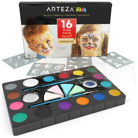 Arteza Kids Face Paint 16 Colors Kit