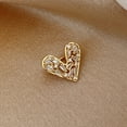 thumbnail image 4 of Eoperou Women Brooch Hollow Out Heart Shape Rhinestone Anti-slip Wear-resistant Coat Collar Hat Scarf Decoration Clothes Pin Garment Jewelry, 4 of 8