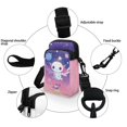 thumbnail image 5 of HELLHERO Rose Casual Travel and Double Zipper Polyester Adjustable Crossbody Bag Men, Women 4.33"x1.97"x7.09", 5 of 7