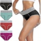thumbnail image 1 of Ladies High Waist Knickers Women's Cotton Briefs Underwear Full Back Coverage Panties 4 Pack, 1 of 3