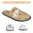 thumbnail image 3 of Balery Lips blowing bubble gum Pantuflas de Casa de Felpa Silenciosas con Diseño Estampado, Zapatillas Cómodas Antideslizantes de Algodón para Interior-Medium, 3 of 8