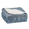 thumbnail image 3 of Legacy Decor Solid Grey Color Fur Fleece Sherpa Throw Blanket 50" x 60", 3 of 3