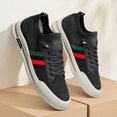 thumbnail image 5 of Men's Breathable Knit Slip-On Sneakers, Lightweight Casual Shoes with Elastic Laces, Comfortable Footwear for Everyday and Travel Wear, 5 of 10