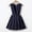 Blue, variant on Girls Back-to-School Pleated Jumper Dress Kids School Uniform Style Overall Skirt Toddler Classic Preppy A-Line Gown Academic Outfits for Little Girls Ages 2-9 Years Navy