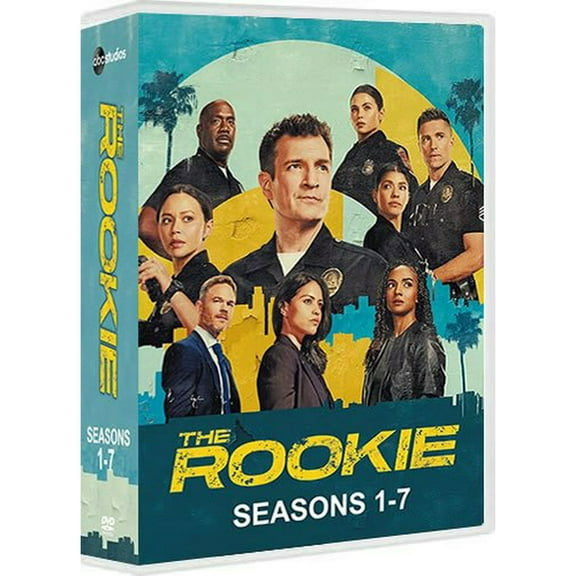 THE ROOKIE, The Complete series, Seasons 1-7 [DVD][25 Discs] (Crime, Drama, Action, Police Procedural, Compatible with All DVD Players)