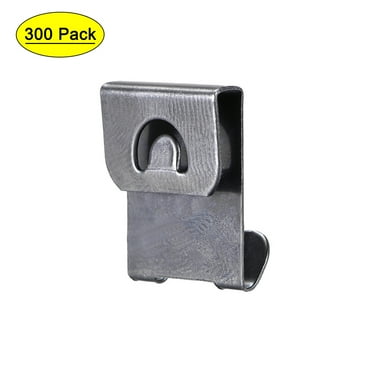 Uxcell S-shaped 0.3mm Thick Photo Frames Hanger Hooks Metal 300Pack