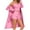Hot Pink##1, variant on jsaierl Women's 3 Piece Lounge Set Pajama Set Cami Crop Top Shorts Cardigan Loungewear Sleepwear