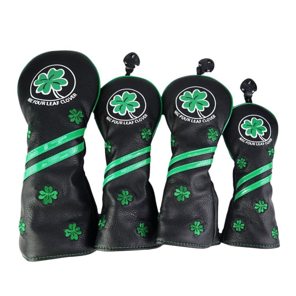 Axioma 4x Waterproof Golf Club Head Cover Wood Driver Headcover Embroidery Pattern With 40x30cm