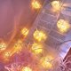 thumbnail image 3 of Cadena de luces solares para exteriores, alto rendimiento, cadena de luces--Blanco cálido 6 metros 30 luces, 3 of 5