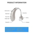 thumbnail image 4 of New BTE hearing aid Bluetooth model with charging pack Elderly hearing aid headphone sound amplifier, 4 of 5