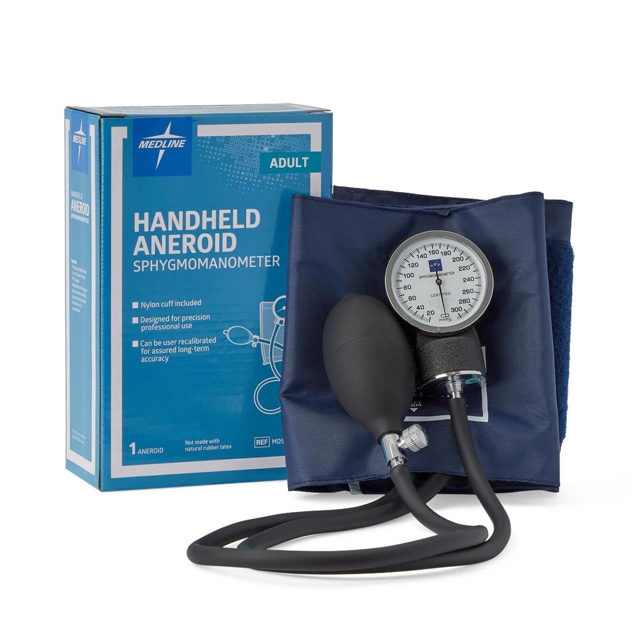 PVC Handheld Aneroid Sphygmomanometer for Adults (BP Cuff)