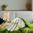 thumbnail image 3 of Fruits Soft Flannel Fleece Throw Blanket, Realistic Looking Pile of Green Apples Healthy Snack Eating Clean Fresh, Cozy Plush for Indoor and Outdoor Use, 60" x 80", Apple Green Cream, by Ambesonne, 3 of 5