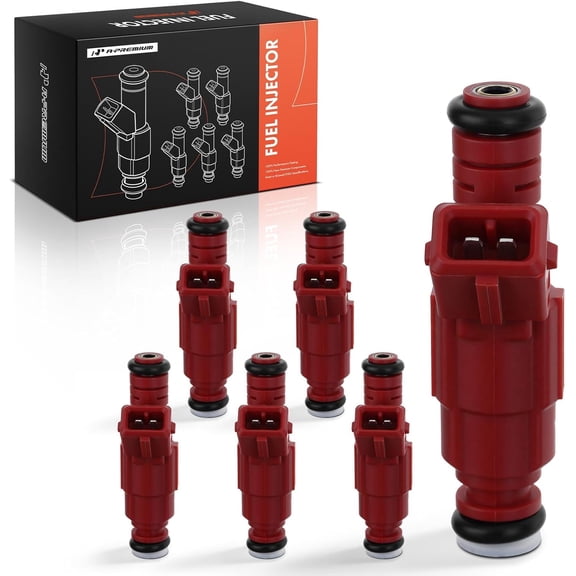 A-Premium Fuel Injectors Compatible with Ford Explorer 1997-1998, Ranger 1997, Aerostar 1997, V6 4.0L, Set of 6, Replace# 0280155735