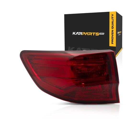 For Acura MDX 2014 15 16 17 18 19 2020 Tail Light Assembly Driver Side LED | Outer | Sport/Hybrid | CAPA | For AC2804103 | 33550-TZ5-A02