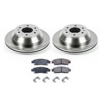 Ultimate Brakes Rear Ceramic Brake Pad and Rotor Kit with Hardware WM80833