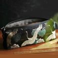 thumbnail image 1 of Vintage oro estampado bordado lápiz bolsa de gran capacidad lápiz bolsa de lápiz bolsa cosmética estudiante papelería, 1 of 6
