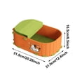 thumbnail image 3 of Outdor Cat Can Shape Shelter—Cozy Canned Style Cat Friendly For Small Felines And Craft Easy Clean Versatile Indoor Shelter, 3 of 6