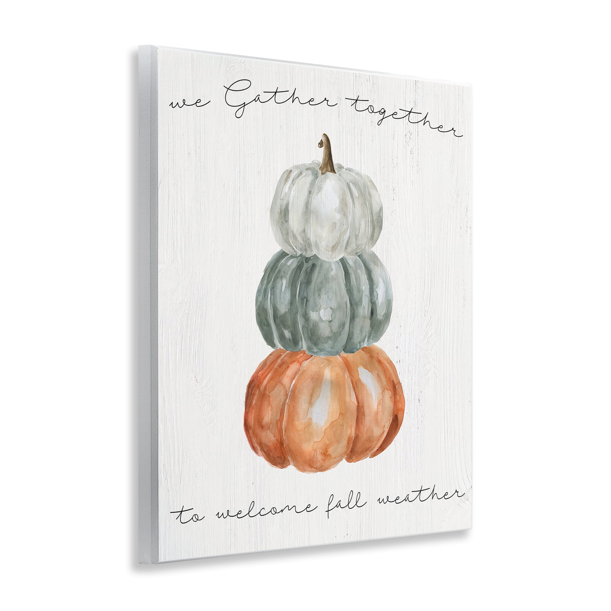 Stupell Industries Gather Together Fall Weather Wall Plaque Art, design by Livi Finn