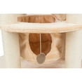 thumbnail image 6 of TRIXIE Elsa Senior Plush & Sisal 4-Level 43.7" Cat Tower, Scratching Posts, Hammock, Beige, 6 of 7