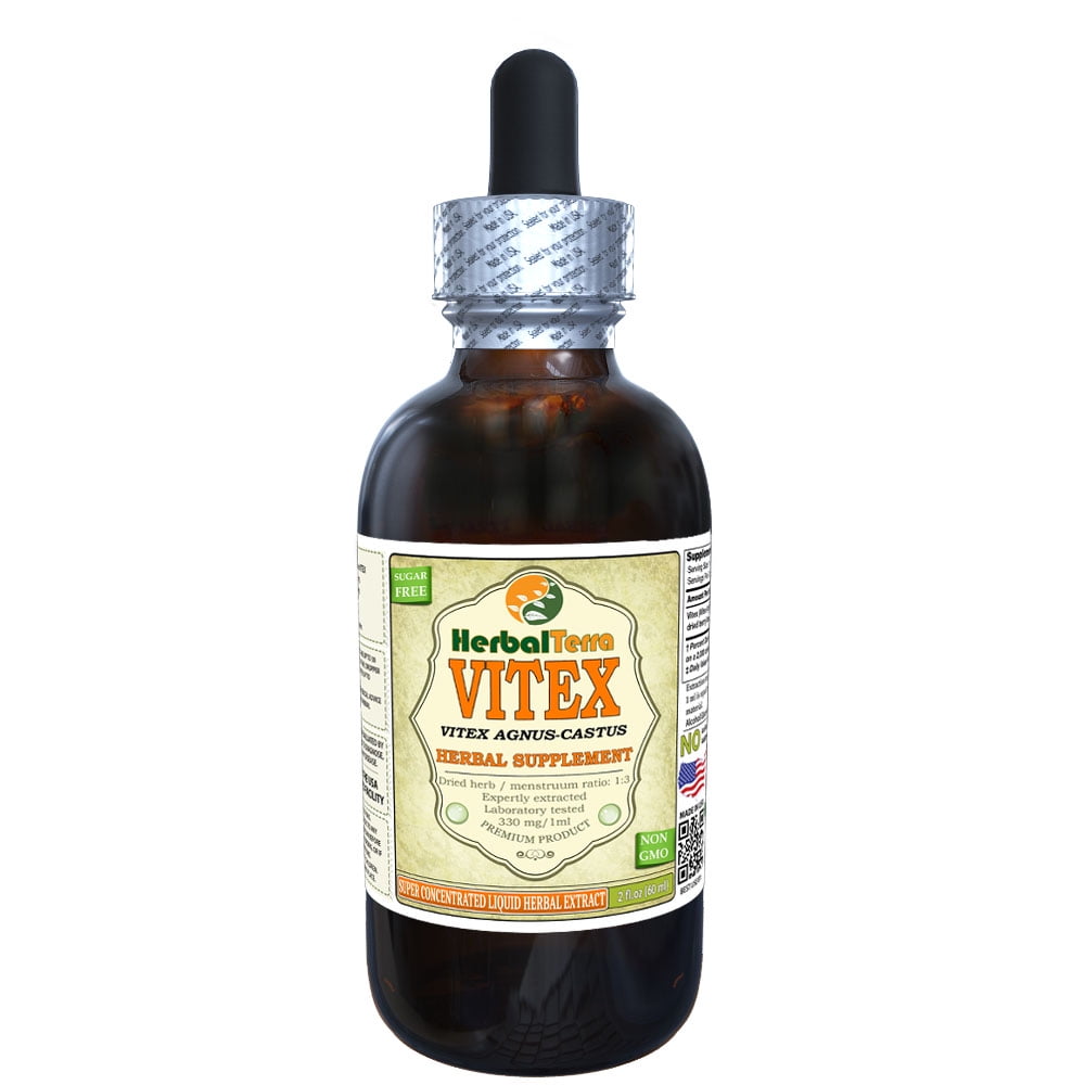 Vitex (Vitex AgnusCastus) Tincture, Organic Dried Berries Liquid