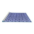 thumbnail image 2 of Ahgly Company Machine Washable Indoor Rectangle Abstract Blue Modern Area Rugs, 7' x 10', 2 of 4