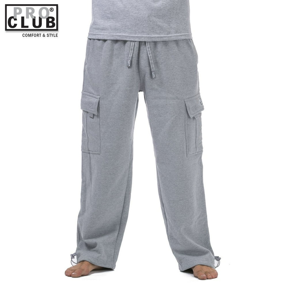 gray cargo sweatpants
