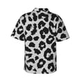 thumbnail image 3 of Daiia Similar To Leopard Print Hawaiian Shirt for Men Gentle Cotton Regular Short Sleeve Casual-Large, 3 of 9