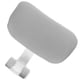 thumbnail image 2 of Reposacabezas para silla de oficina, ajustable, duradero, fácil de instalar, soporte para el cuello Gris en marco blanco, 2 of 7