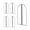 #1(Clothing dust cover with zipper x5), variant on Plastic Clothing Storage Bags 5-Piece White Clothing Dust Cover Set Zipper Style Hanging Garment Bag for Jackets Suits and Coats(S) JASKFLY