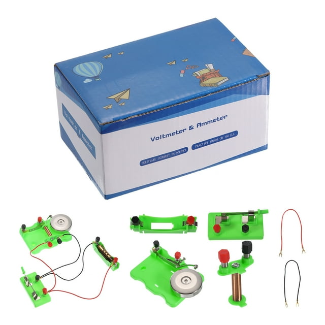 Unique Bargains Physical Experiment Set, Bell Magnetism Experiment Kits Switch Battery Box Electromagnet Labs Induction Circuit