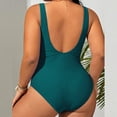 thumbnail image 7 of FDGIU ‌‌‌‌‌‌Women's One Piece Swimsuit with Deep V Neck - Tummy Control Adjustable Straps Bathing Suit, 7 of 7