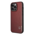 thumbnail image 2 of Funda de piel Mercedes Benz Diseño Olas para iPhone 14 Pro Max Rojo, 2 of 8