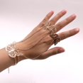 thumbnail image 2 of Cadena Mujer Arnés de mano de mariposa Esbón de cadena escvo Sunnimix pulsera anillo, 2 of 4