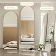 thumbnail image 4 of 59"x16" Arched Full Length Mirror Full Body Mirror Floor Mirror Standing Hanging or Leaning Wall,Gold, 4 of 9