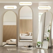 59x16 Arched Full Length Mirror Full Body Mirror Floor Mirror Standing Hanging or Leaning Wall,Gold
