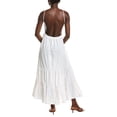 thumbnail image 2 of IPPONELLI womens  Tiered Midi Dress, m, White, 2 of 3