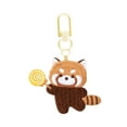 thumbnail image 1 of Adorable llavero de panda rojo, llavero con diseño de dibujos animados para monedero, llavero de animal para Estilo D, 1 of 9