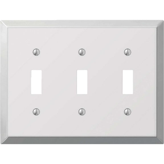 WALLPLATE 3TOG PC