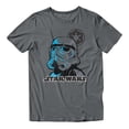 thumbnail image 2 of Star Wars Classic Stormtrooper Helmet with Imperial Logo Men's T Shirt (Heather Dark Grey, S-XXXL), 2 of 4